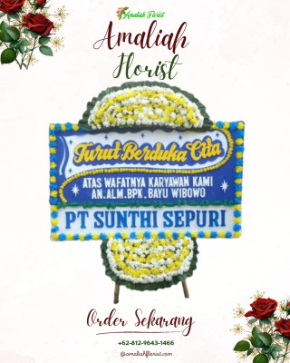 Papan Bunga Duka di Damai Baru