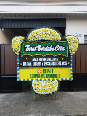 Papan Bunga Duka di Damai Baru