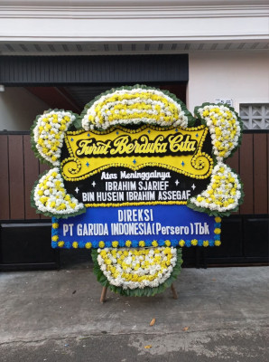 Papan Bunga Duka di Damai Baru