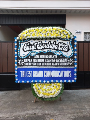 Papan Bunga Duka di Damai Baru